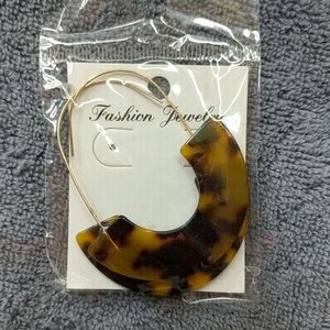 Tortoise shell earrings